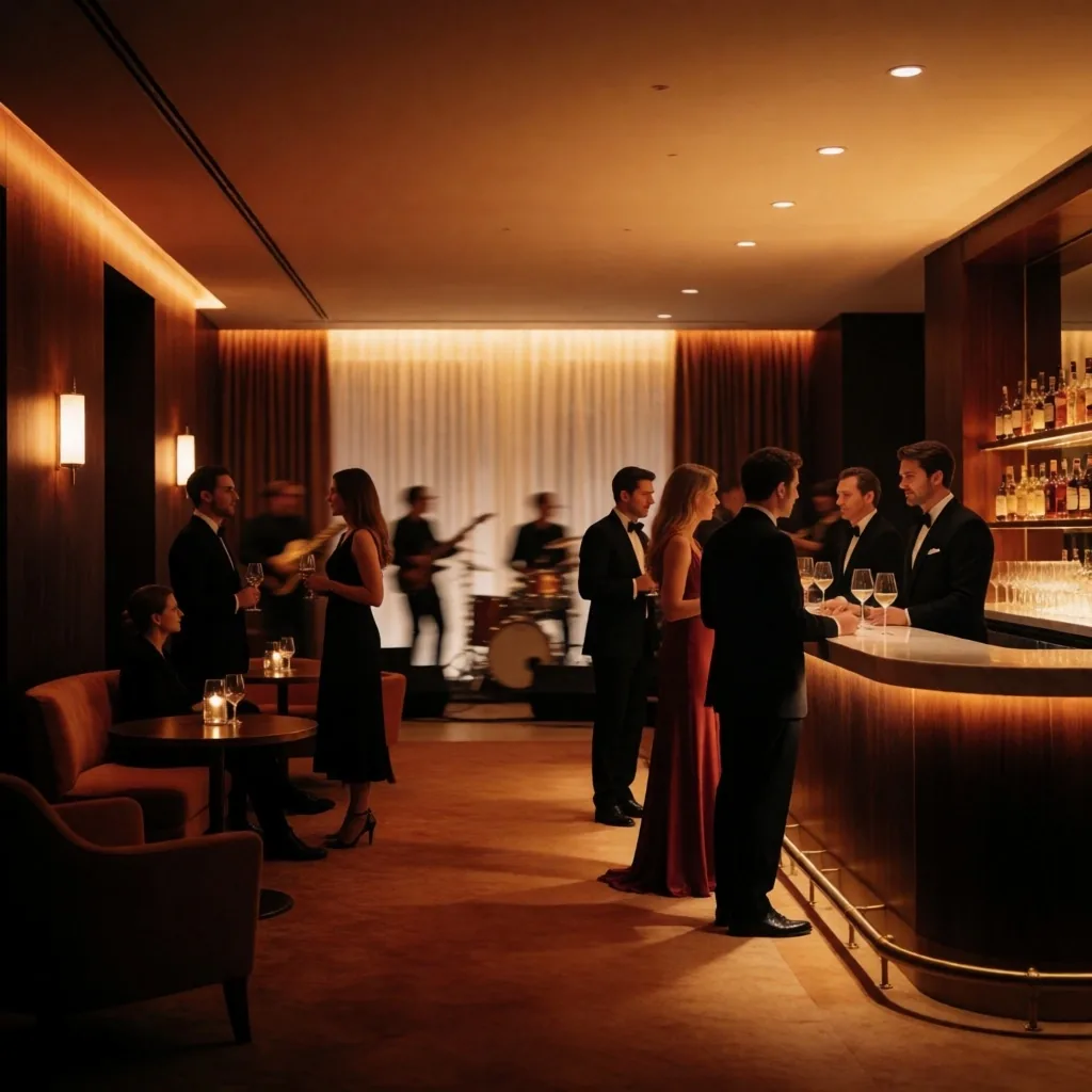 Live music performance in the Alpine Bar at Rosemont Haven Queenstown