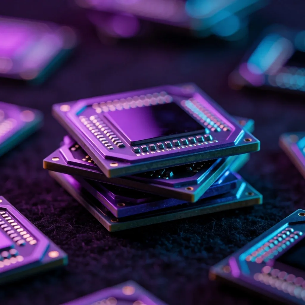 Gaming chips on a dark surface