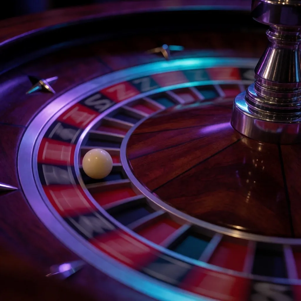 Roulette wheel detail
